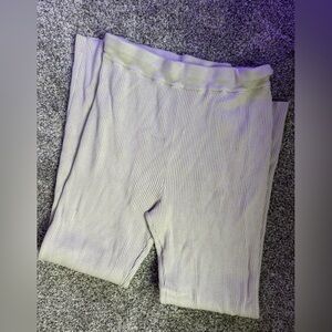 Tan Abercrombie Sweater Split Bottom Lounge pants